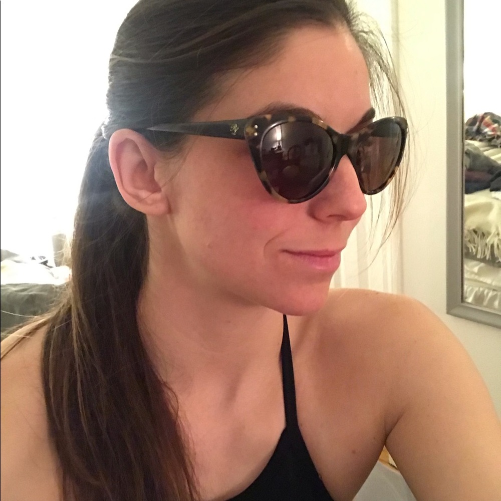 Ralph Lauren tortoise shell cat eye sunglasses